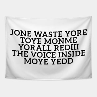 JONE WASTE YORE Funny I Miss You Jone Waste Yore Toye Monme Tapestry