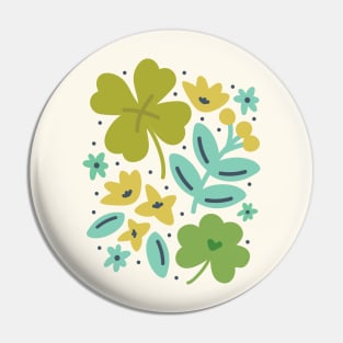 Clovers & Flowers Pin