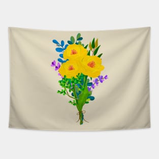 Bouquet Tapestry