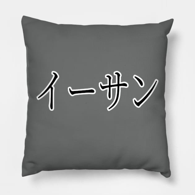 ETHAN IN JAPANESE Pillow by KUMI