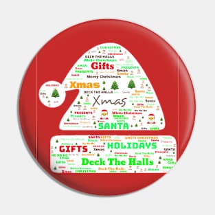 Santa Hat Pin