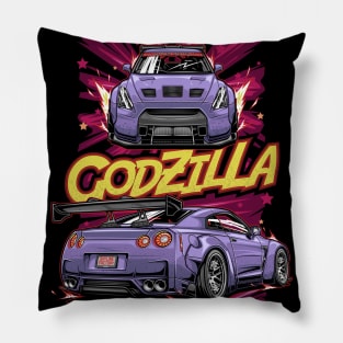 Nissan GTR GodZilla Pillow