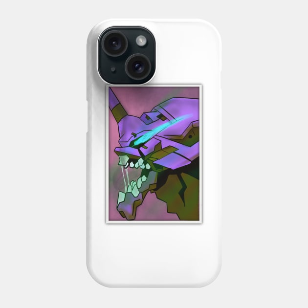 Neon Genisis Evangelion Unit 01 Phone Case by chortlzdesigns