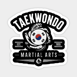 Taekwondo Fighter Korean Tae Kwon Do Martial Arts Training for men Magnet