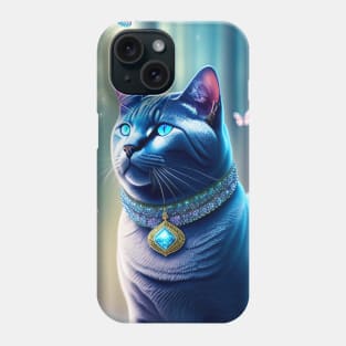 Illuminating British Shorthair Phone Case