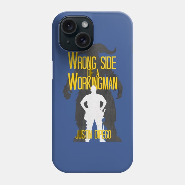 Wrong Side of a Workingman Book Cover Phone Case by DiPEGO NOW ENTERTAiNMENT