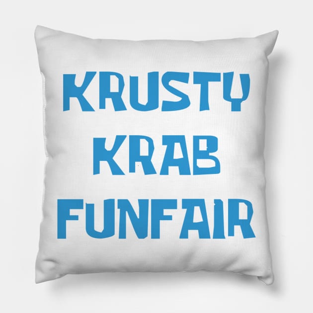 Krusty Krab Funfair! Pillow by The_RealPapaJohn