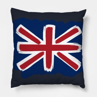 Painted Union Jack Pillow