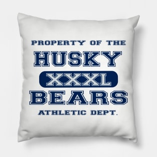 Property of Husky Bears Pillow