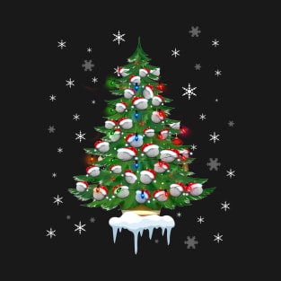 Golf Ball Christmas Tree TShirt Golfers Golfing Player Gift T-Shirt