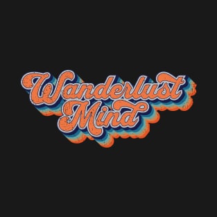 Wanderlust Mind Retro Vintage Aesthetic Design T-Shirt