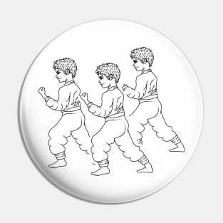 group of children practicing martial arts Pin