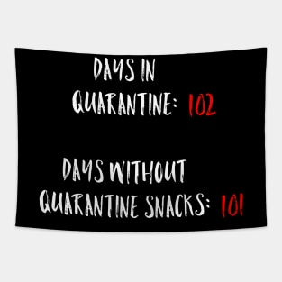 Quarantine Snacks Tapestry