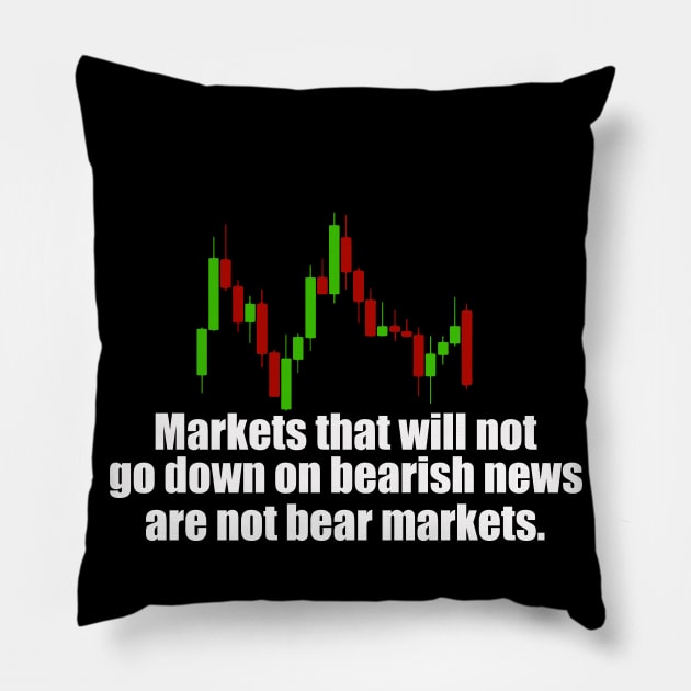 Forex Phrases Collection Pillow by Proway Design