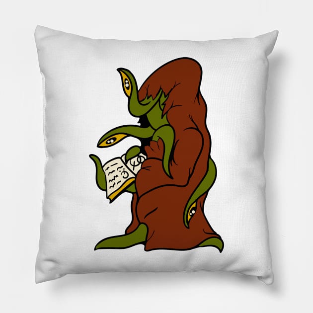 Hastur - Cute Mythos Pillow by lurchkimded