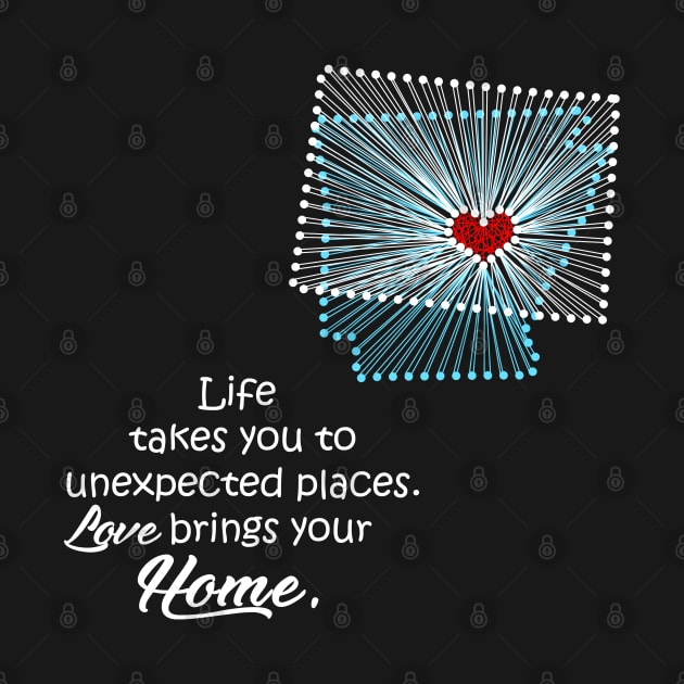 Life takes you to Colorado. Love brings your home Arkansas by LuLiLa Store