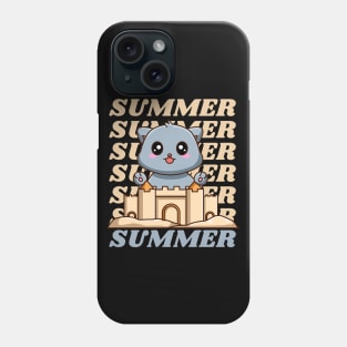 Beach summertime swimming pool time sun bathing fun chill summer vacation Phone Case