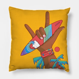 Surfing life Pillow