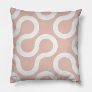 My Favorite Geometric Patterns No.29 - Pale Pink Pillow