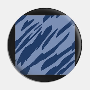 Blue Animal Stripes Pin