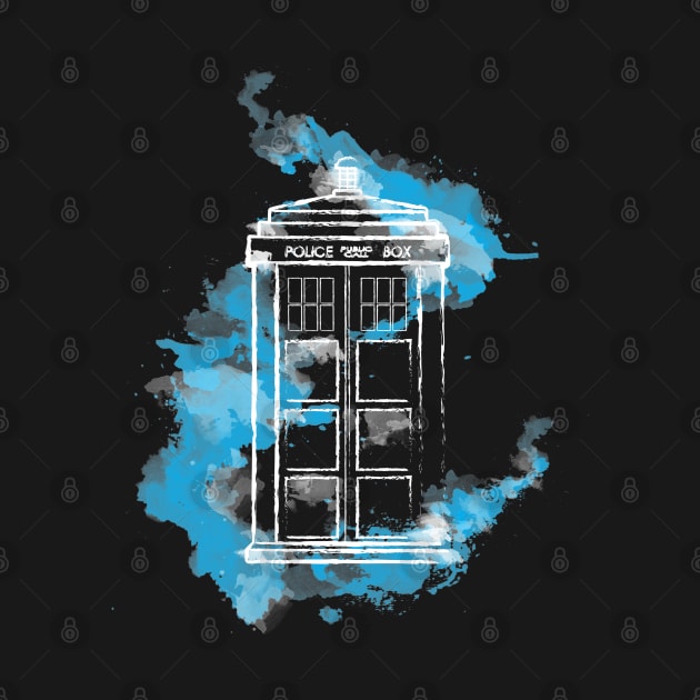 Watery TARDIS by MareveDesign