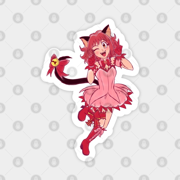 Ichigo - Tokyo Cat Cat Magnet by SailorBomber