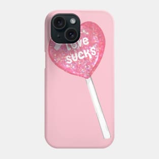 Love Sucks Lollipop Phone Case