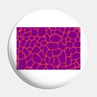 Giraffe Print Pink and Purple Pin