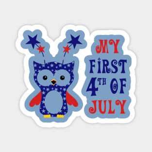 My First Fourth of July Magnet