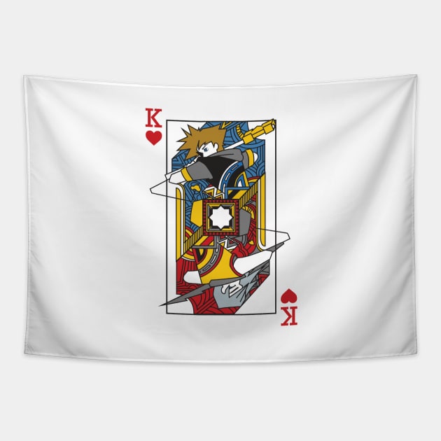 Kingdom Hearts - King of Hearts Tapestry by NerdGamePlus