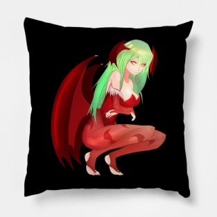 Morrigan Red Pillow