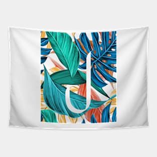 Tropical Alphabet “J” Tapestry