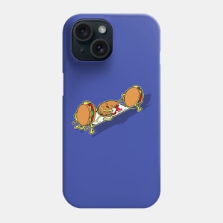 Funny Kawaii Burger Hamburger Junk Food Emergency Cartoon Phone Case