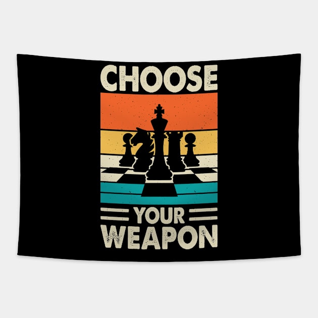 Choose Your Weapon T shirt For Women Tapestry by QueenTees