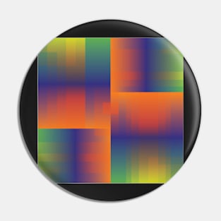 Multi color squares Pin