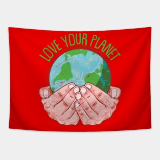 Love your planet Tapestry