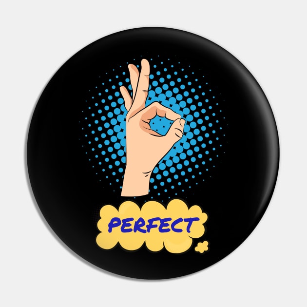 Perfect Hand Gesture Pin by MIRO-07