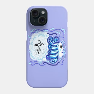 cloud & wind, oil paint Phone Case