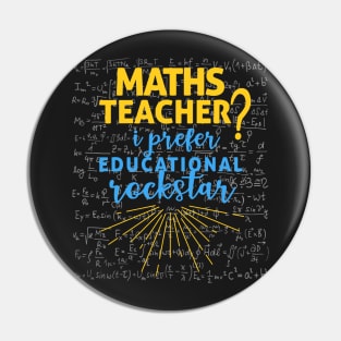 Teacher's day. Maths Teacher? I prefer educational rock star. Pin