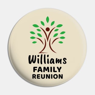 Williams Reunion Party Pin