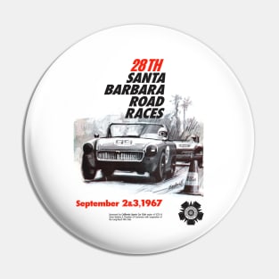 Santa Barbara Road Races 1967 Pin