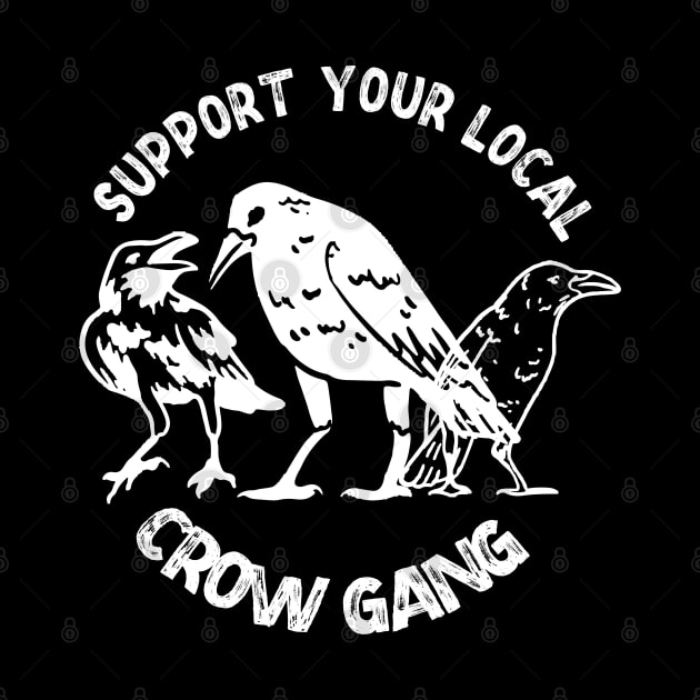 Street Crow gang funny vintage ravens lovers Christmas gift by NIKA13