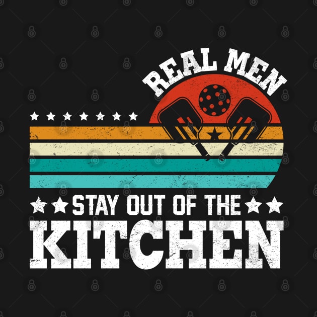 Volleyball Wit Real Men Stay Out of the Kitchen by Nostalgia Trip