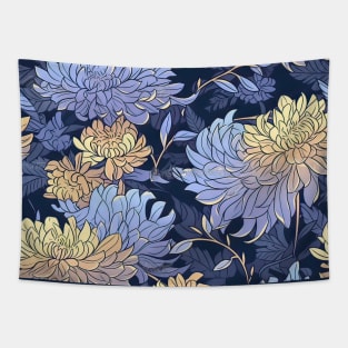 Chrysanthemums pattern Tapestry