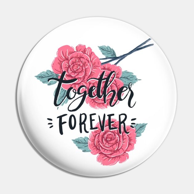 Together Forever Pin by Mako Design 