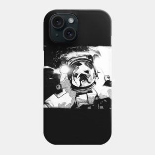 bulldog astronaut Phone Case