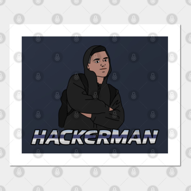 Hackerman Mr Robot Affiche Et Impression D Art Teepublic Fr