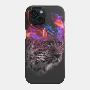 Leopard Fire Phone Case