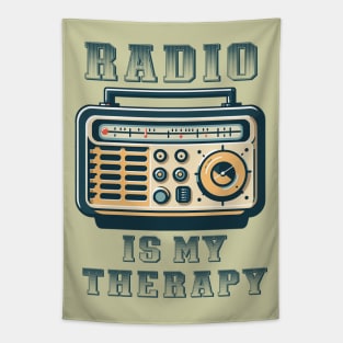 Radio is my therapy Tapestry