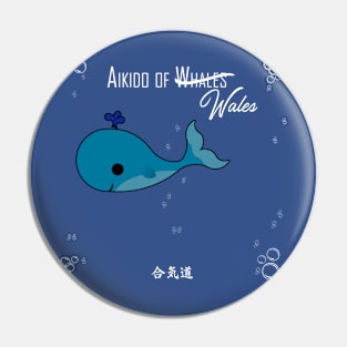 Aikido of Whales Pin